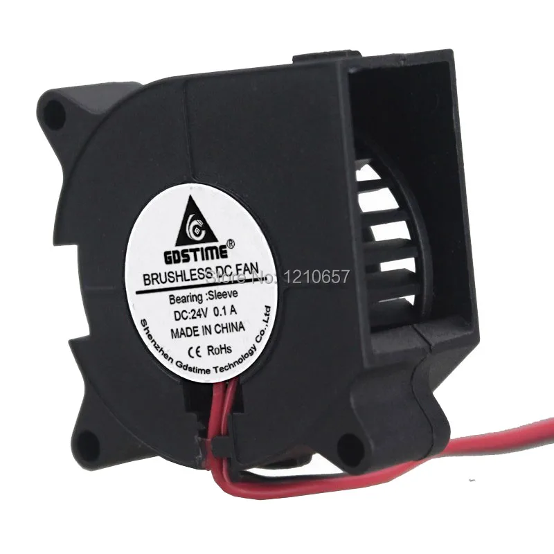 

5 Pieces LOT Gdstime DC 24V 2Pin 40mm 40x20mm 4cm Brushless Cooling Blower Fan