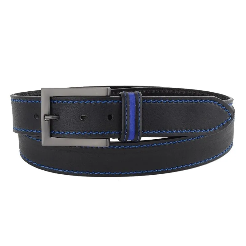 Ремень джинсовый Sergio Belotti 19960/40 Stripe blue М|Мужские ремни| |
