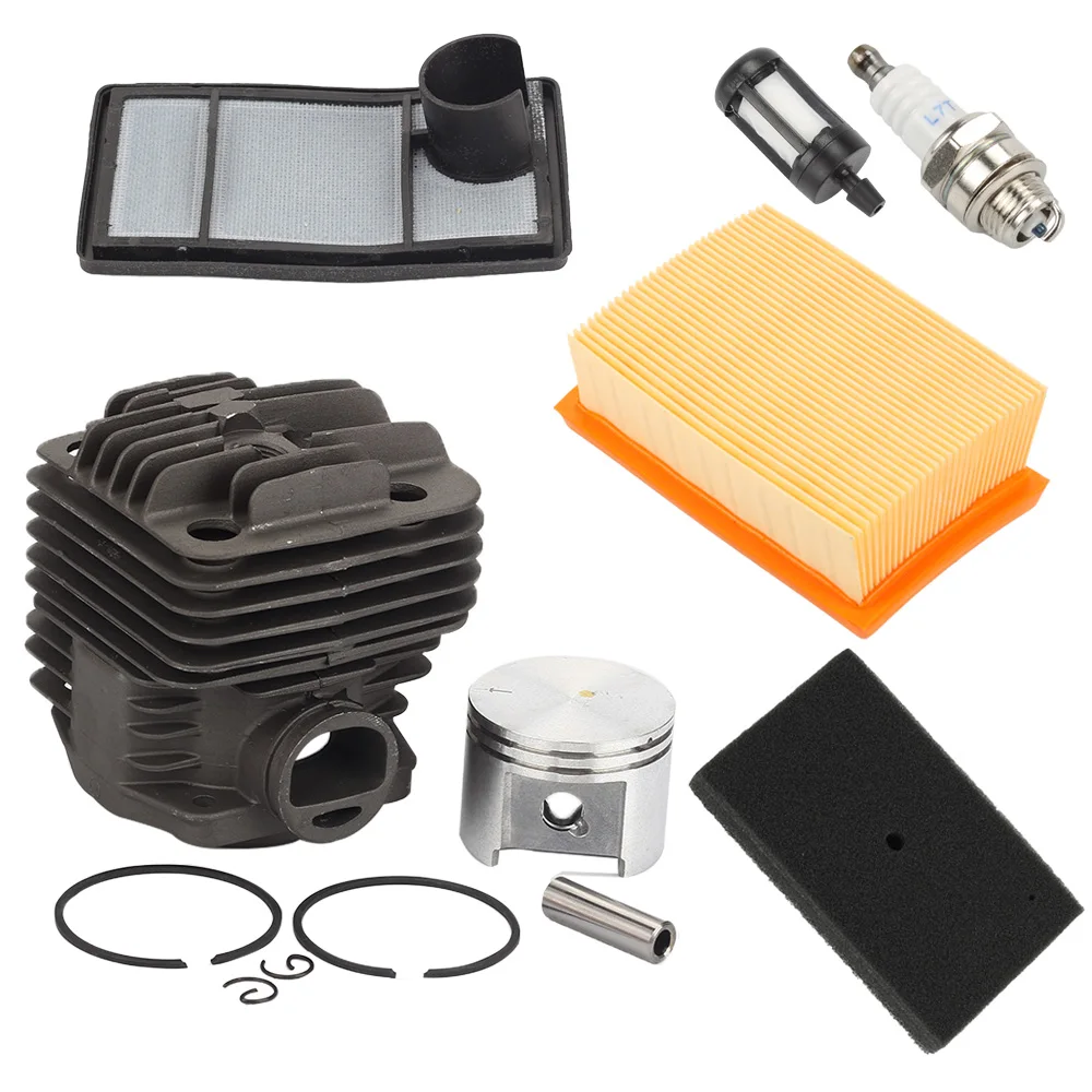 Chainsaw Parts For Stihl TS400 TS 400 Replace 49mm Cylinder Piston Rings Rebuild Kit CutoffSaw Air Filter | Инструменты