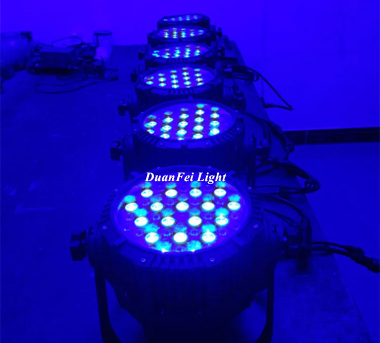(Flycase) 4 шт./лот сценический rgbw led par Открытый ip65 Водонепроницаемый огни dmx 54x3|Эффект