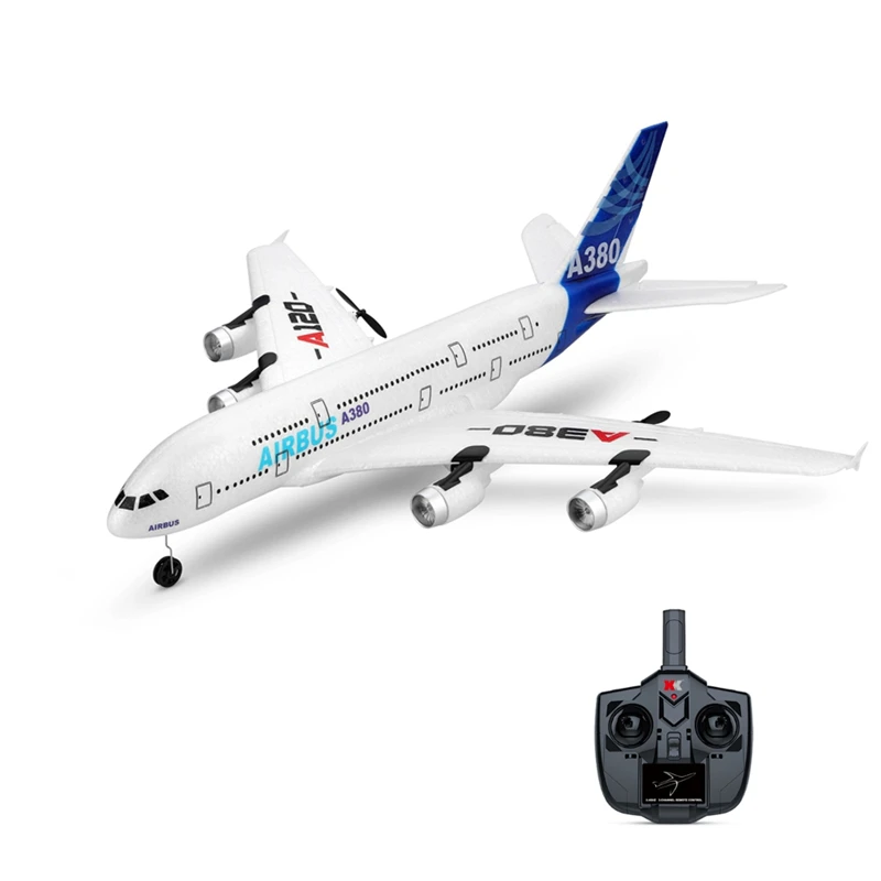 WLTOYS A120-A380 Airbus 510 мм размах крыльев 2 4 ГГц 3CH RC самолет фиксированное крыло RTF и режим