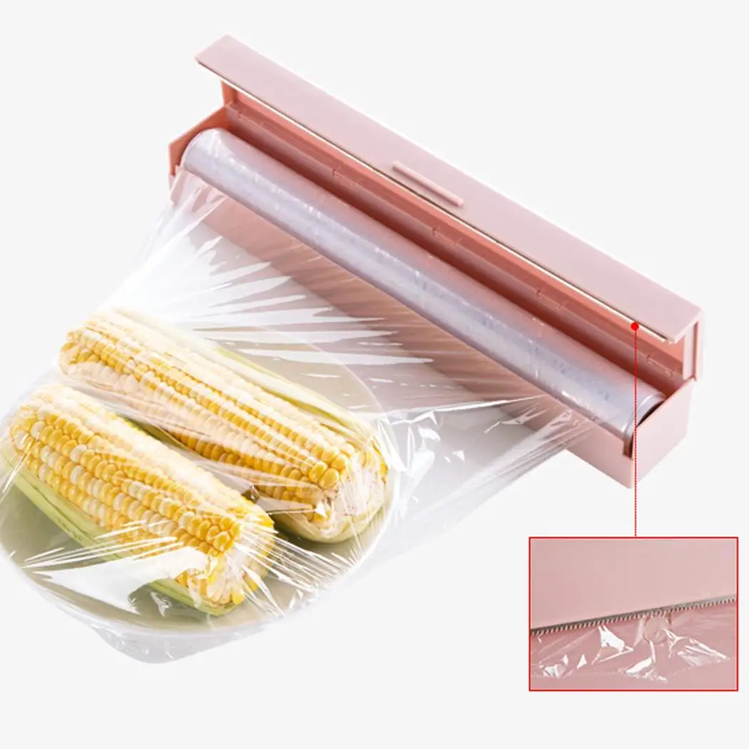 Диспенсер для упаковки пищевых продуктов резак пищевой пленки дома делает