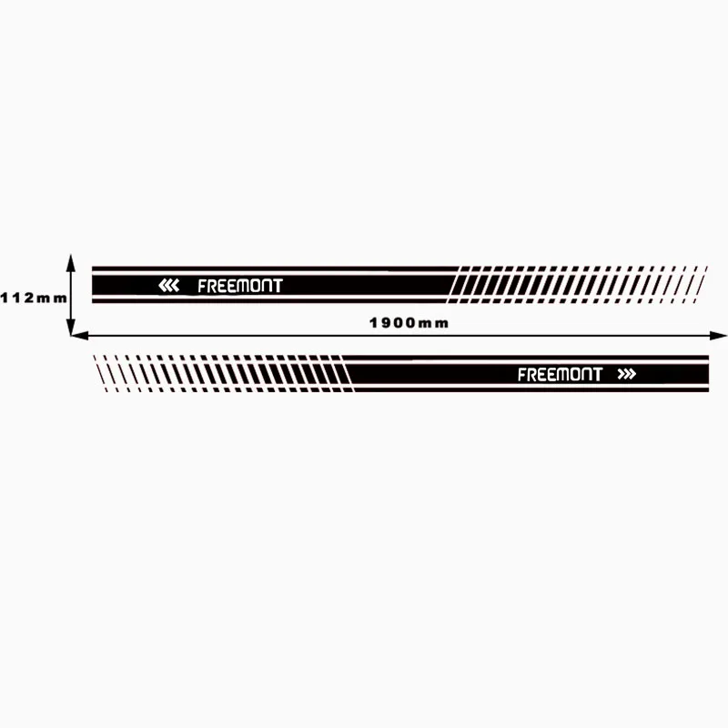 Стильная наклейка на дверь автомобиля 2 шт. Виниловая корпус гоночная полоса для
