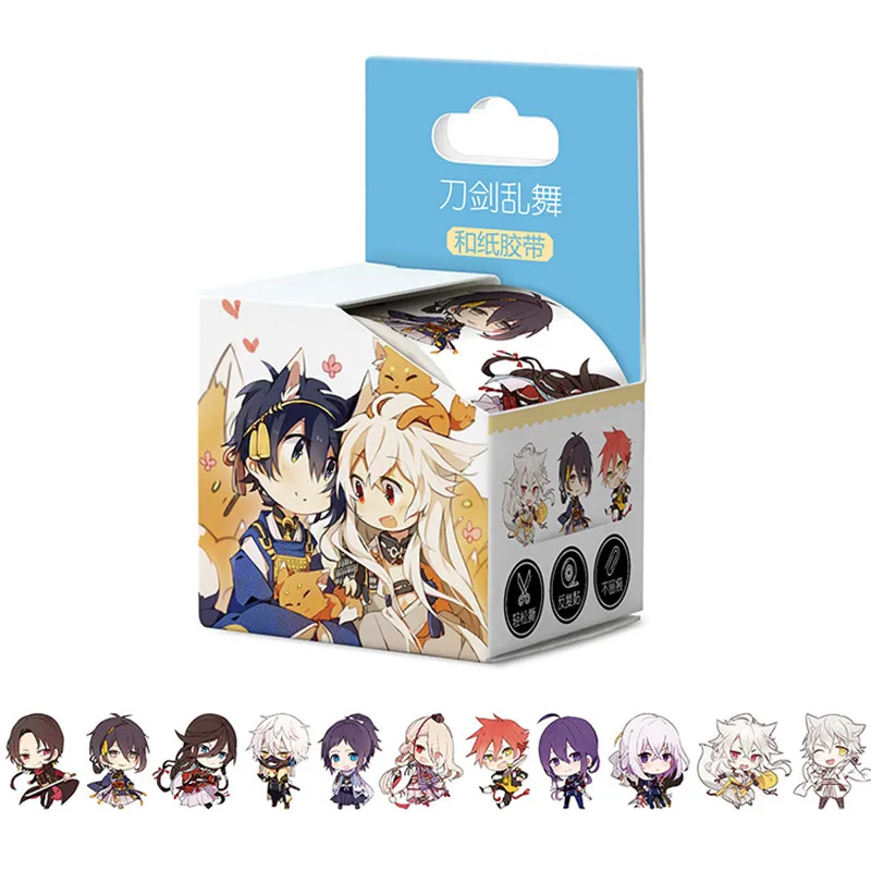 10 коробок/лот аниме Touken Ranbu лента игрушечная игра онлайн васи бумажная ручная