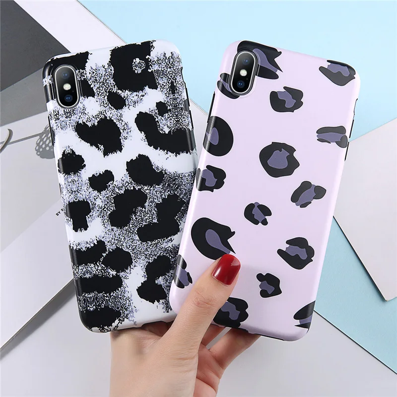 Lovebay чехол для телефона iPhone 6 6s 7 8 Plus X XR XS Max Модный Леопардовый принт цветной