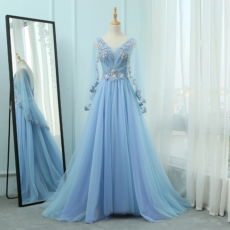 Женское вечернее платье трапеция Vivian's Bridal элегантное трапециевидной формы
