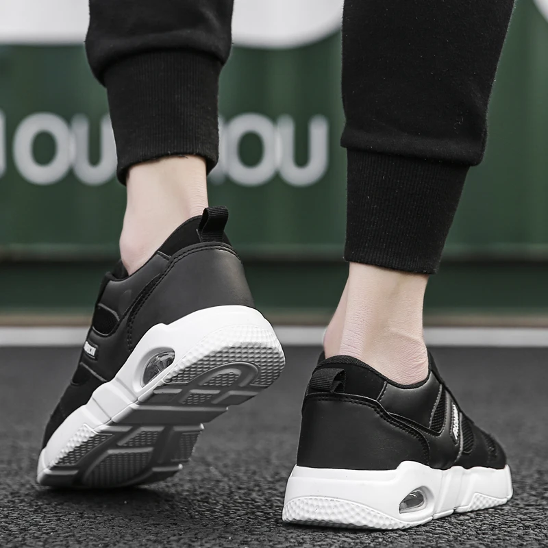 Мужские кроссовки для бега на открытом воздухе черные и красные новинка 2019 |