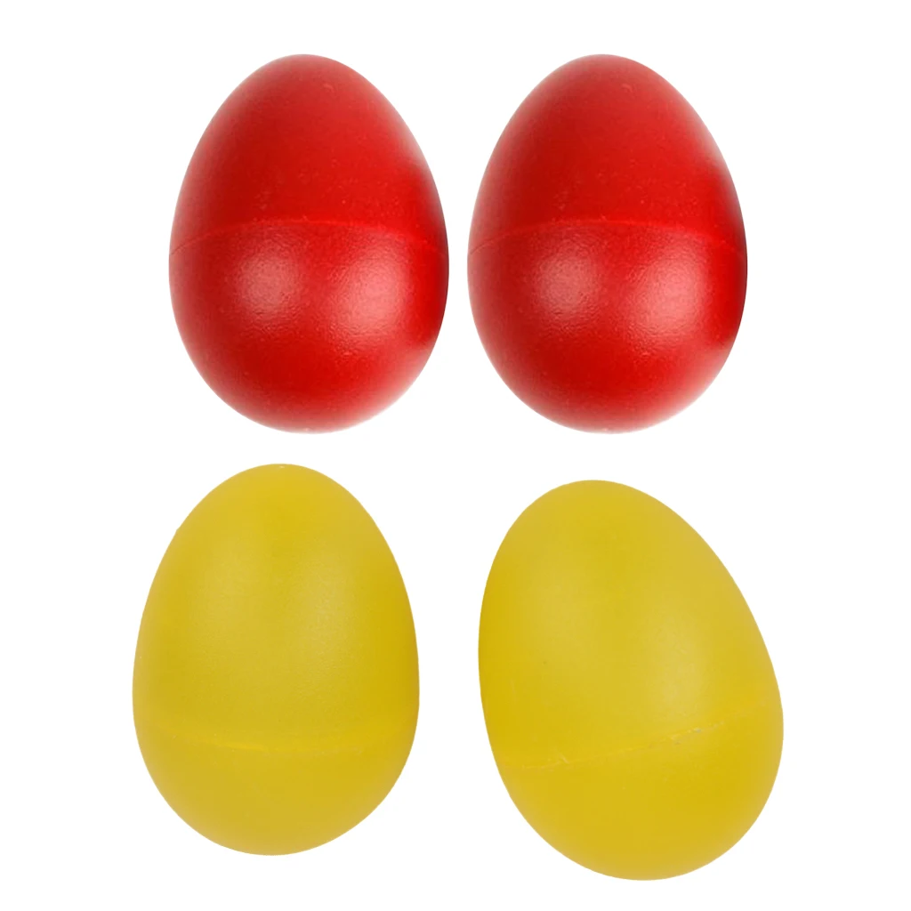 2 пары музыкальный ручной шейкер Maraca пластиковая Песочная яичная перкуссия