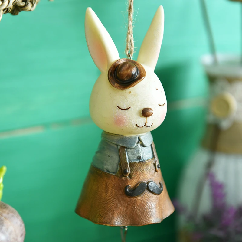 Totoro украшения для дома и сада клетка птиц украшение колокольчики лисы детский