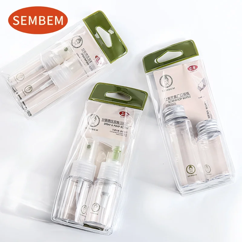 SEMBEM распылитель + бутылка с насосом 30 мл многоразовые бутылки набор Дорожная