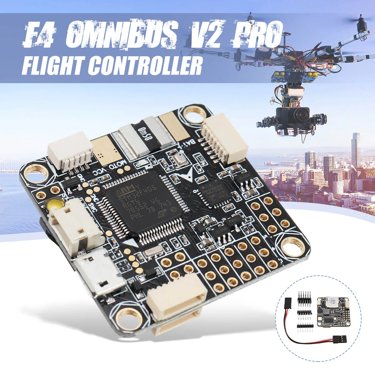 Контроллер полета для Betaflight F4 PRO V2 встроенный беспилотник OSD/BEC с низким уровнем