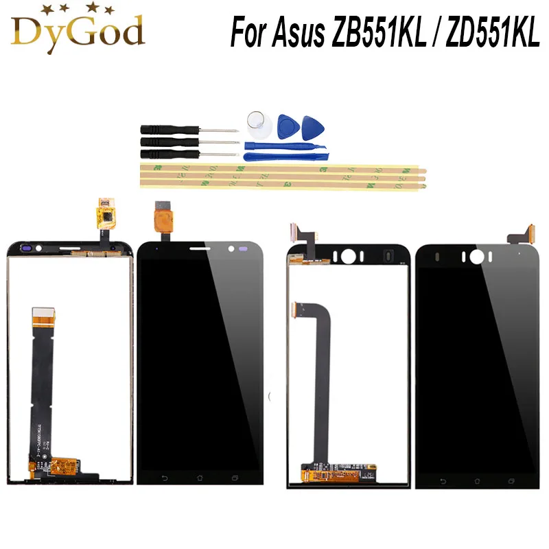 Для Asus Zenfone Go ZB551KL ЖК дисплей и сенсорный экран дигитайзер в сборе с инструментами