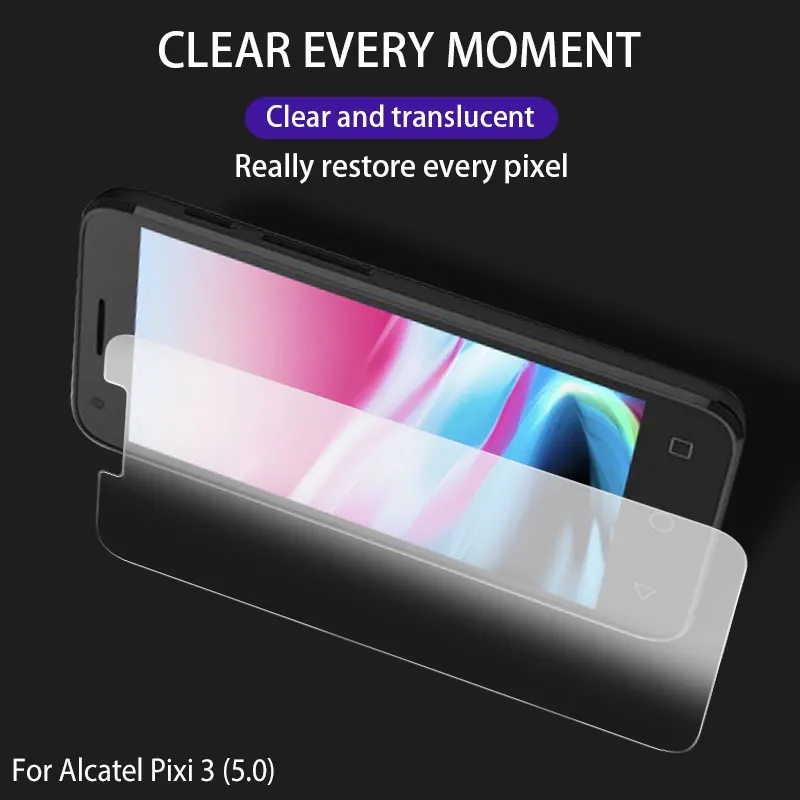 Для Alcatel Pixi 3 4 5 0 стеклянная Защитная пленка для экрана ультратонкий прозрачная