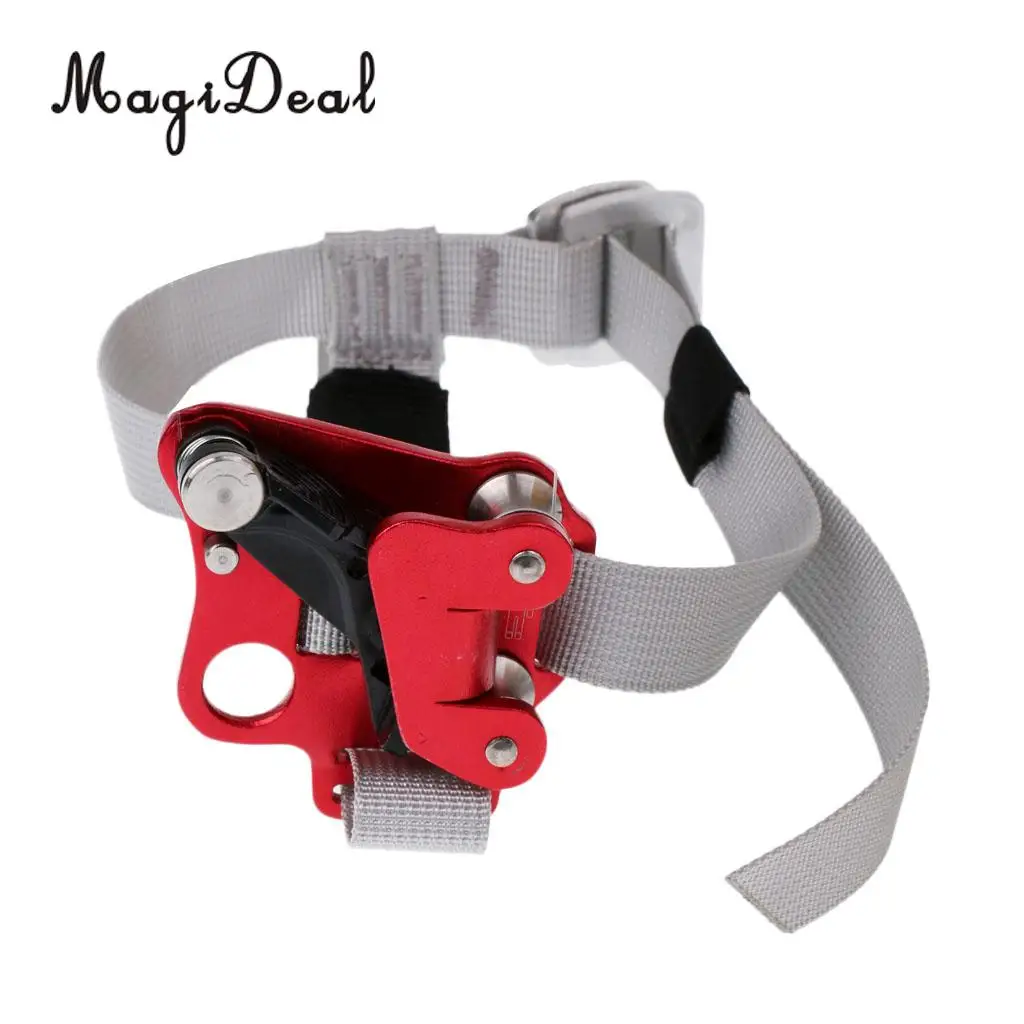 MagiDeal Riser для правой ножной Жумар с роликовыми подшипниками снаряжение альпинизма