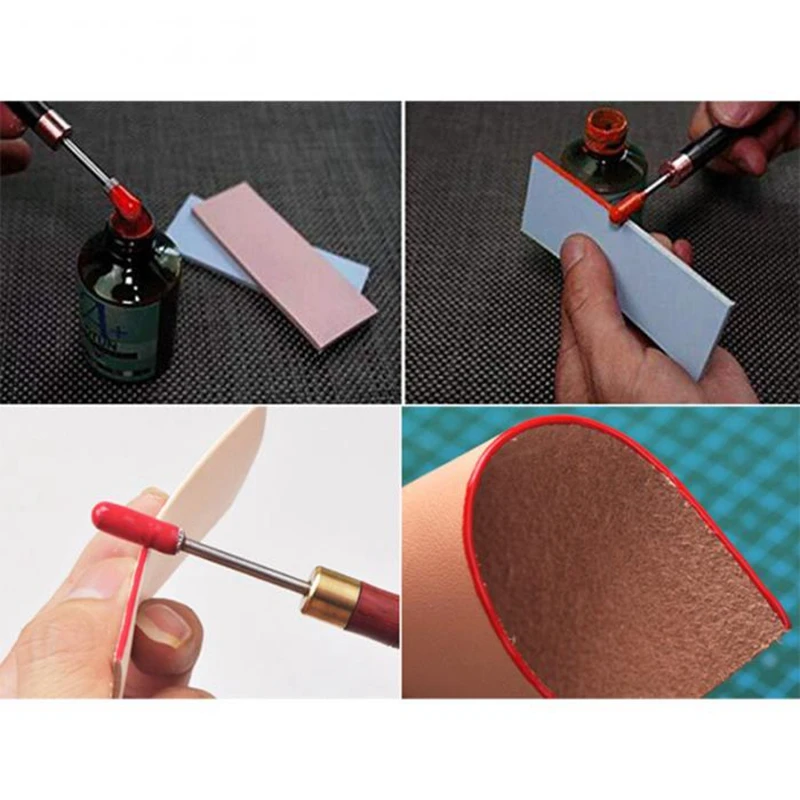 DIY Кожа Craft край масло для волос инструмент шариковая ручка кожи картина маслом