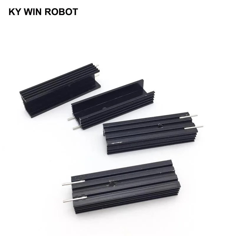 10pcs Free Shipping Aluminium TO-220 Heatsink TO 220 Heat Sink Transistor Radiator TO220 Cooler Cooling 15*10*50MM With 2Pin | Электронные