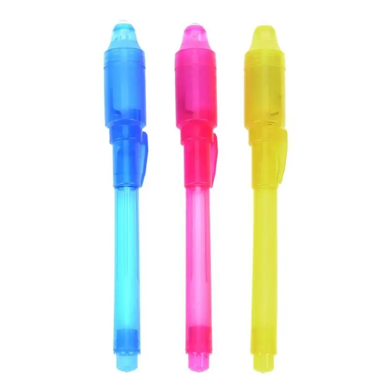 Luminous Light Pen Magic 2 In 1 UV Black Combo Drawing Invisible Ink Novelty Fun Learning Education Toys For Children | Игрушки и хобби