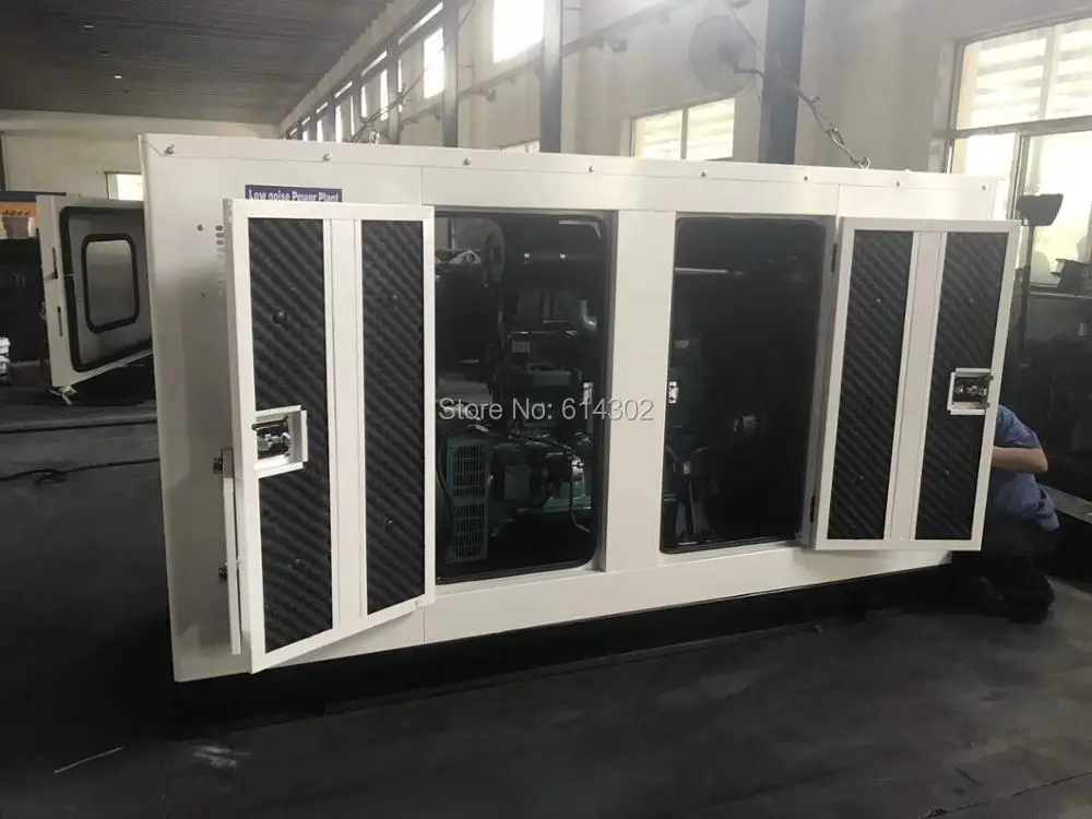 Китайский поставщик 100kw звукоизолированный генератор weichai тихий дизельный с
