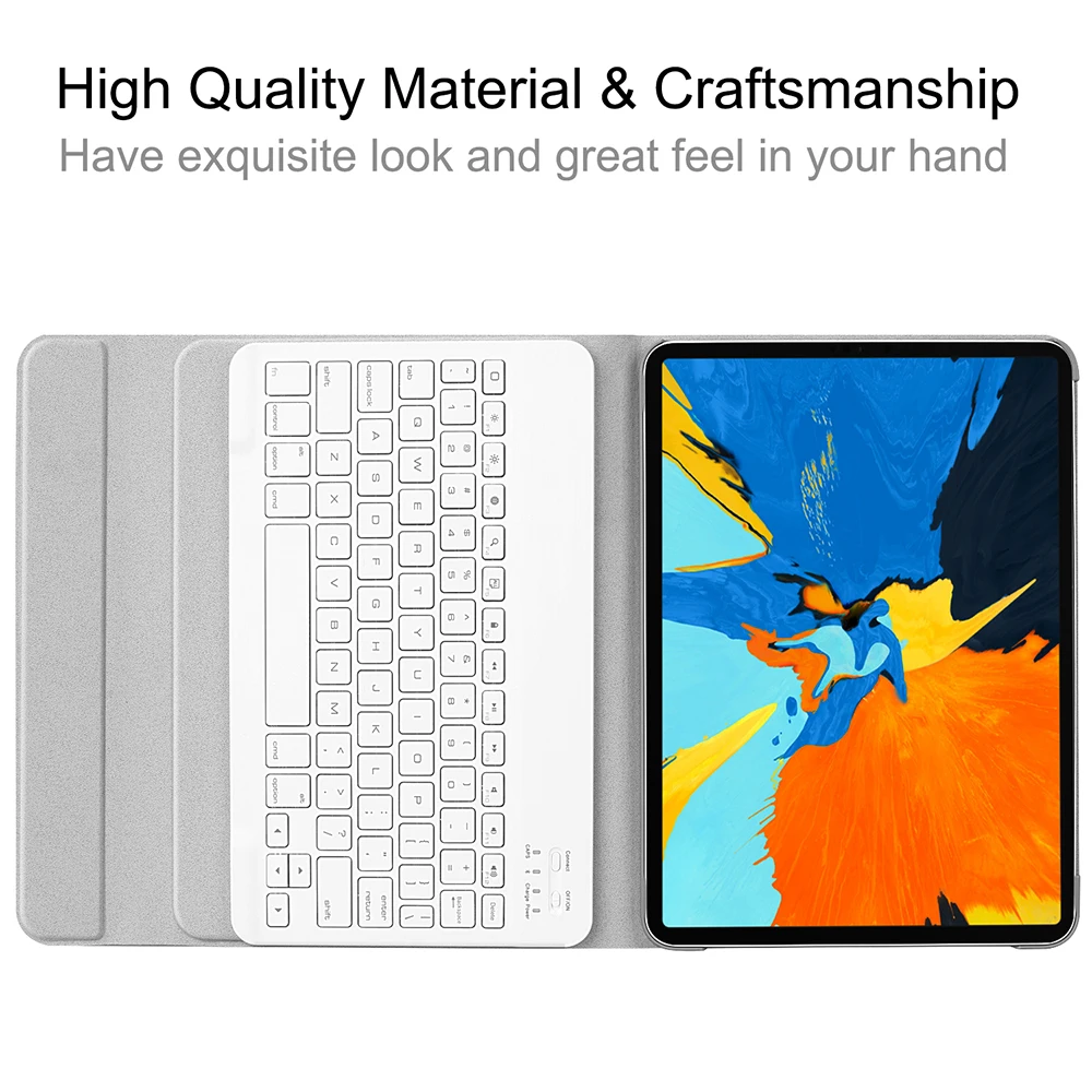 

BT Wireless Keyboard Case Cover Keyboard Portable Protective Case Portable Keyboard for 2018 iPad Pro 11 4 colors