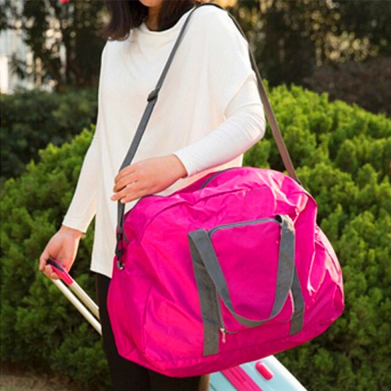 Fashion WaterProof Travel Bag Large Capacity Women Nylon Folding Unisex Luggage Handbags |