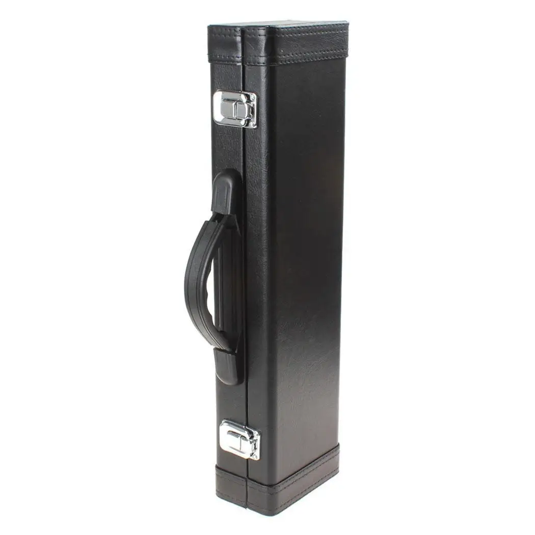New 16 Holes Flute Musical Instrument Durable Storage Black Box Solid Case | Спорт и развлечения