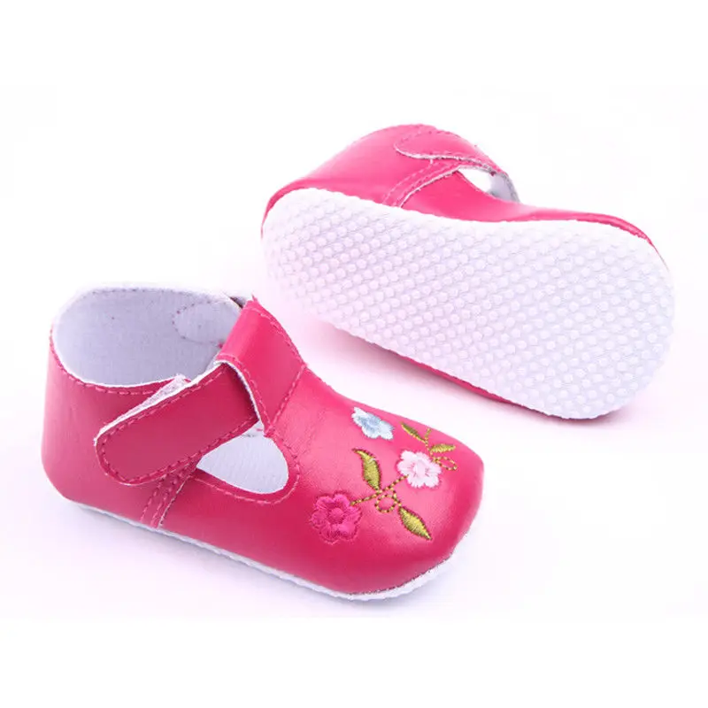 Унисекс morbida pelle Baby e per bambini scarpe con antiscivolo suole in pelle|Кроссовки| |