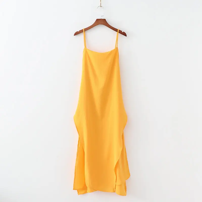 Для женщин Спагетти ремень платье Лето 2019 Новая мода завернутый бюст ботильоны