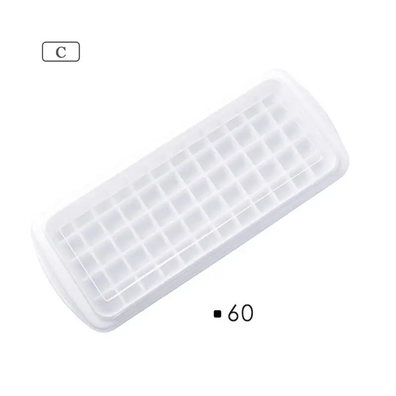 1 шт. квадратная форма для льда с крышкой домашний холодильник домашняя коробка