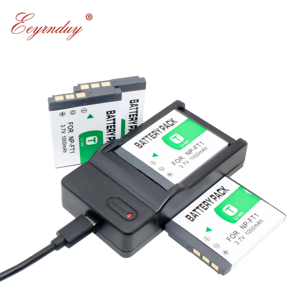 4 Pack аккумуляторная батарея + USB зарядное устройство для SONY NP FT1 Cybershot DSC T33 T11 T10 M1