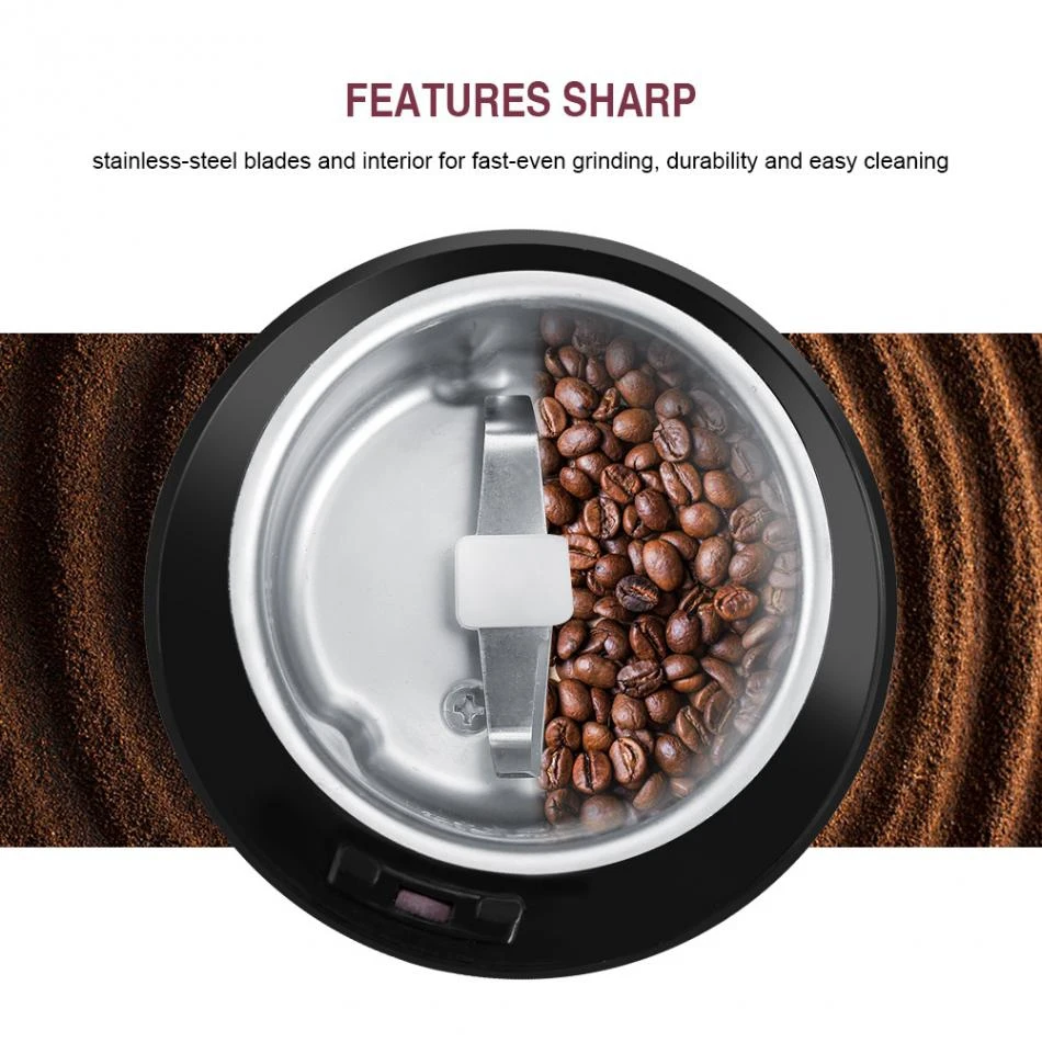 

Eu Plug Electric Coffee Grinder Beans Spices Nuts Grinding Machine With Spice Nuts Seeds Coffee Bean Grinder Machine