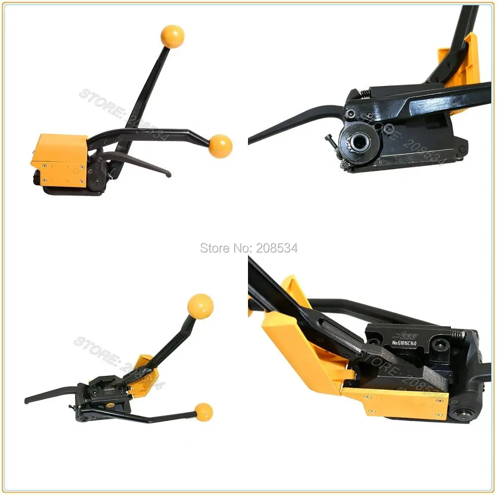 

A333 Steel Strapping Tool Banding Strap Kit Manual Sealless Combination Strapping Tools for Banding Strip 1/2Inch to 3/4Inch