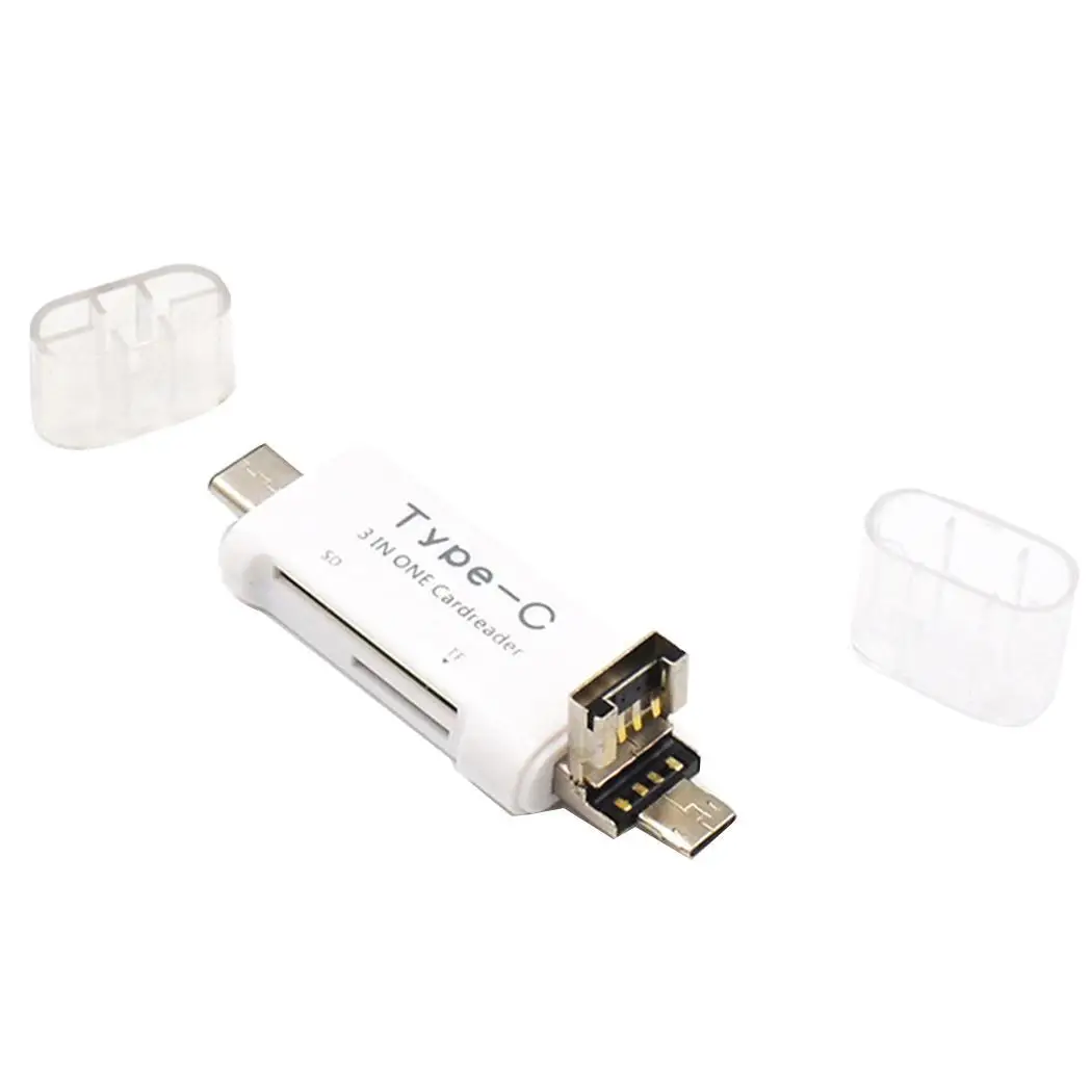 3 в 1 Тип C/Micro USB/USB 2 0 SD/TF Card Home Travel Office и т. д. адаптер для чтения OTG Android/PC|Картридеры| |
