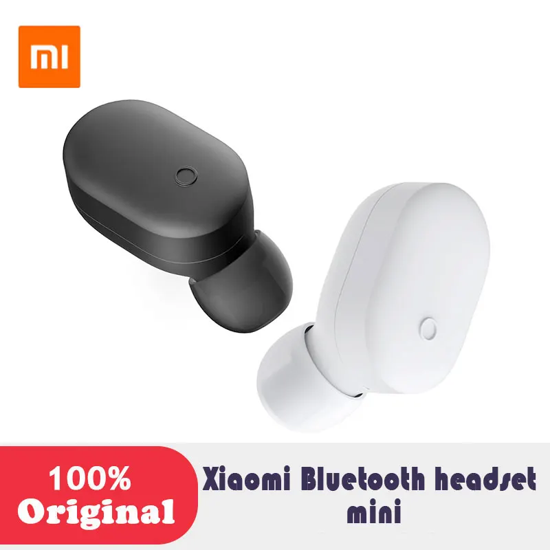 Оригинальные беспроводные Bluetooth наушники XIAOMI MI мини гарнитура 4 1 для телефона с