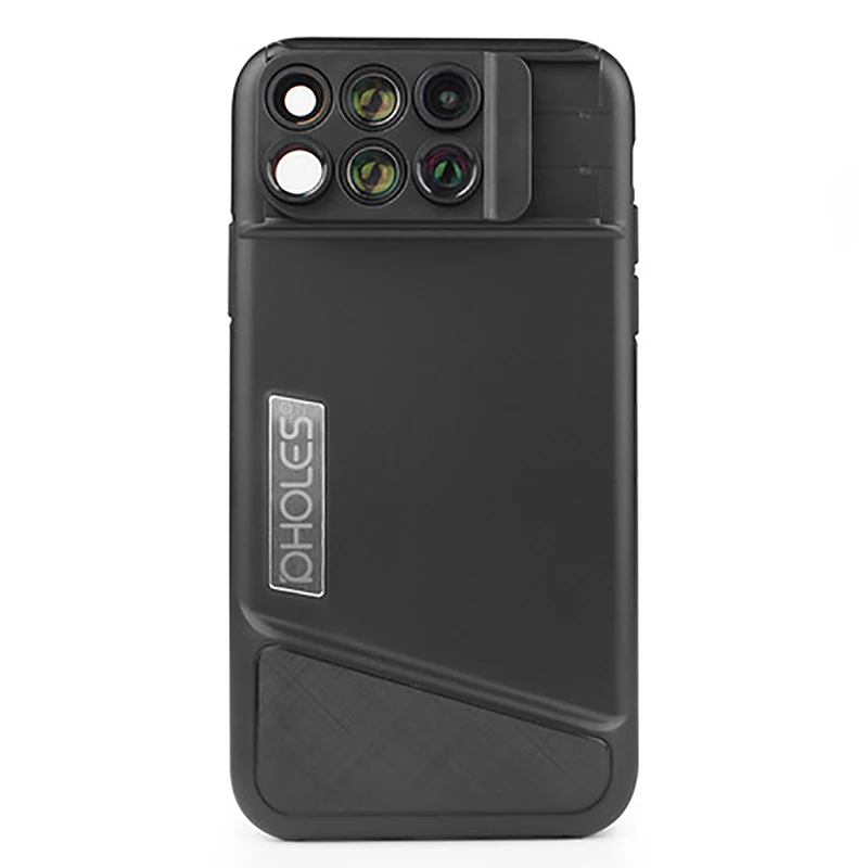 Чехол для телефона Pholes 6 в 1 Iphone X Dual 2X Telephoto + 10X Macro 20X 120 градусов широкоугольный 180