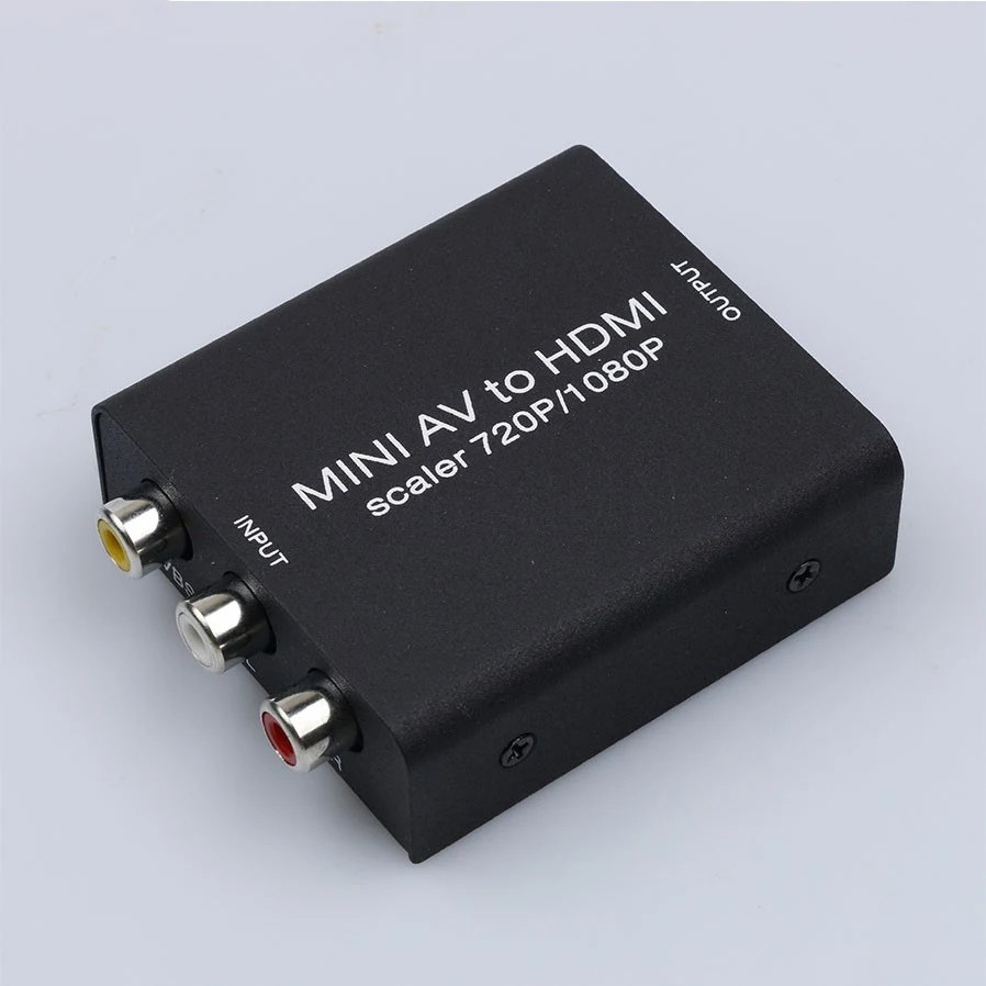OPQ Mini HD 1080P HDMI 2AV видео конвертер в RCA AV/CVSB L/R Поддержка NTSC PAL выход AV адаптер|Адаптеры