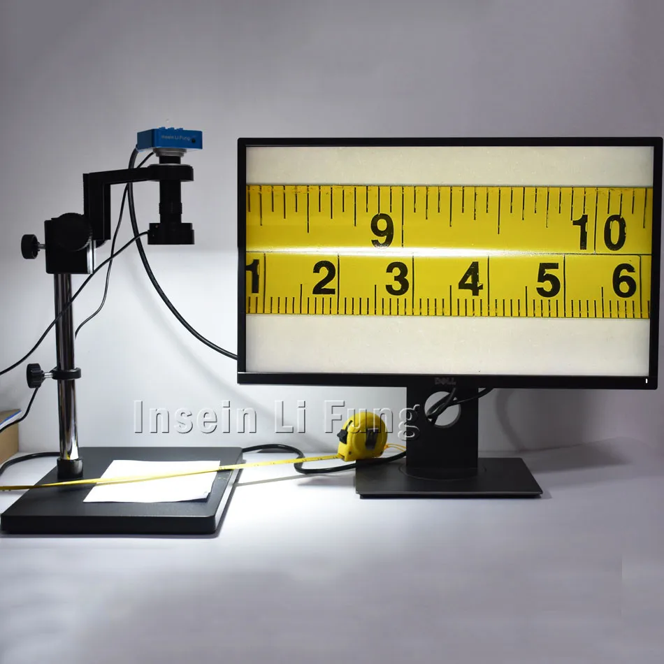 Камера для видеомикроскопа 20 МП HDMI USB большое рабочее расстояние зум 5-100X Объектив