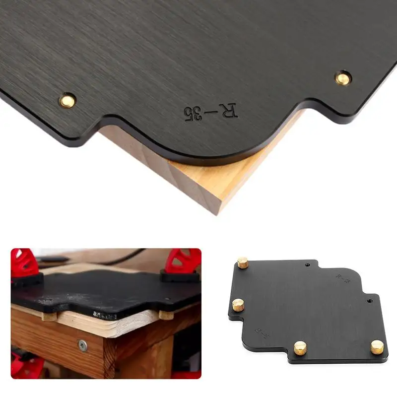 3 шт./компл. деревообрабатывающий триммер R филе шаблон Угловой радиус