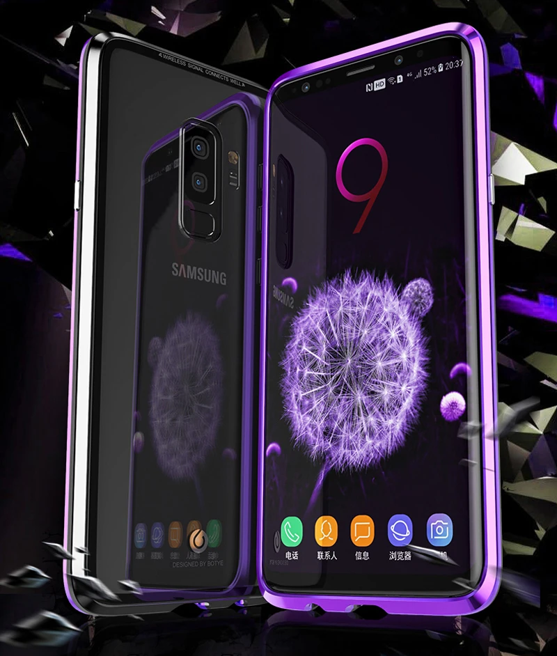 Магнитный поглощающий флип чехол для Samsung Galaxy S9 Plus S9Plus задняя крышка из