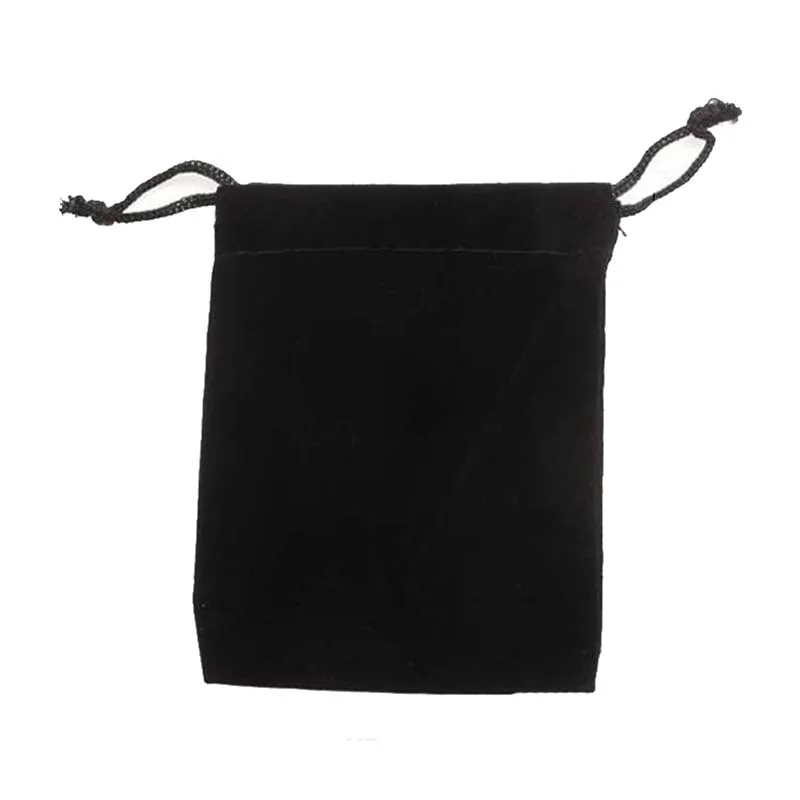 Stylish Velvet Drawstring Jewelry Pouches/Gift Bags/Pockets-Black | Украшения и аксессуары