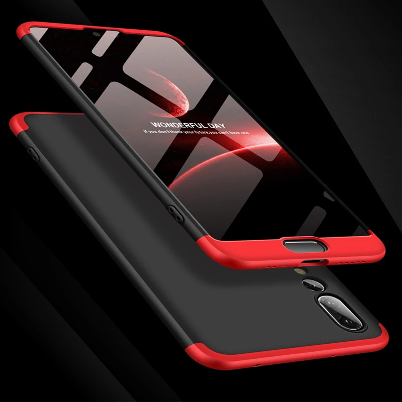 Чехол для Huawei P20 с полной защитой на 360 градусов задняя крышка противоударный