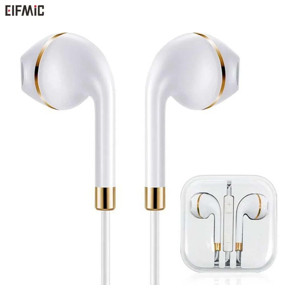 Оптовая продажа ELFMIC 3 5 мм проводной вакуумные наушники для iphone xiaomi samsung huawei с