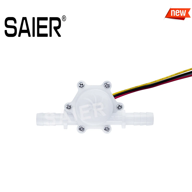 Измеритель расхода жидкости воды POM пищевой класса FDA датчик 0.3 10L/Min Factory Saier G3/8