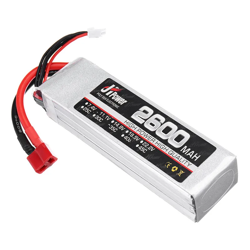 JH Lipo RC автомобильный аккумулятор 2600mah 3s 35c 11 1 v T/TX60 разъем для 1/10 модели | Игрушки и