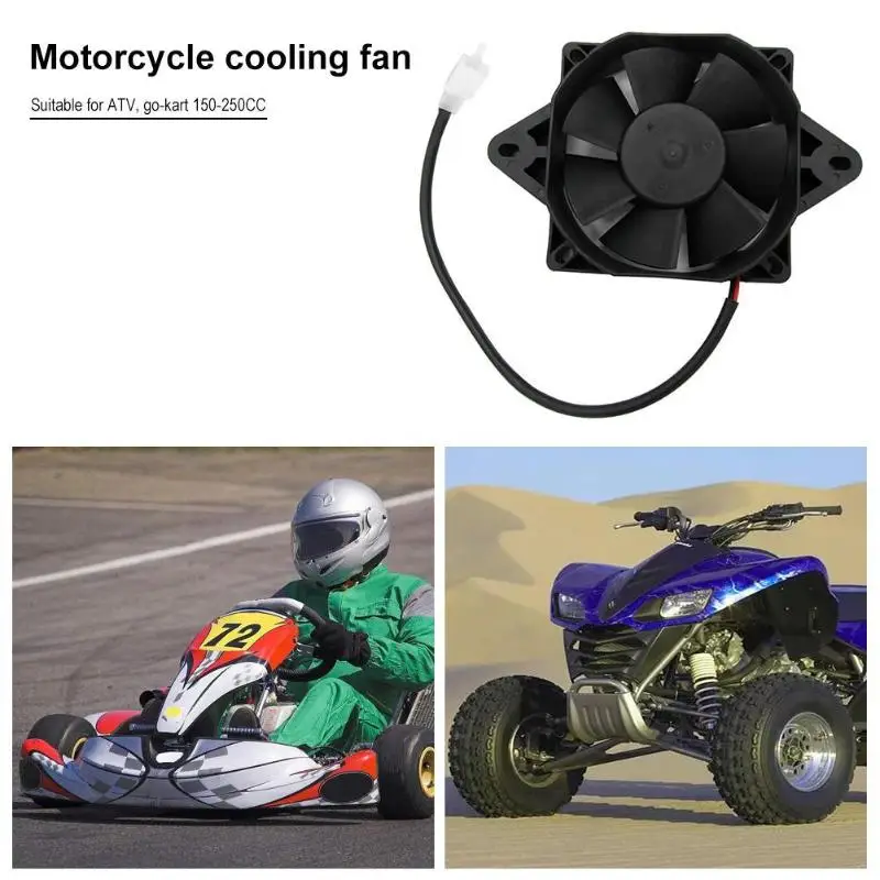 Радиатор термо Электрический охлаждающий вентилятор для 150cc 250cc Quad Dirt Bike