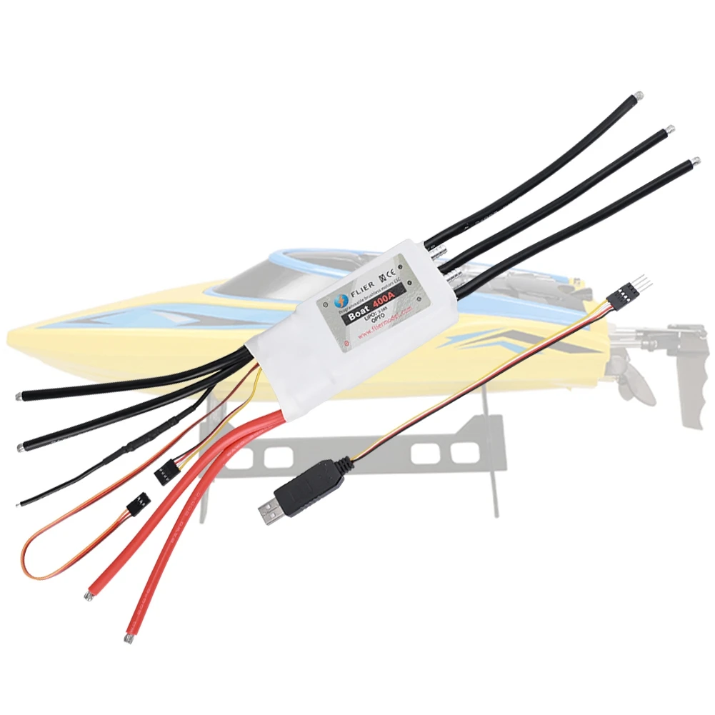 400A двухстороннее водяное охлаждение ESC для 3 16s бесщеточного двигателя 8 70V модель