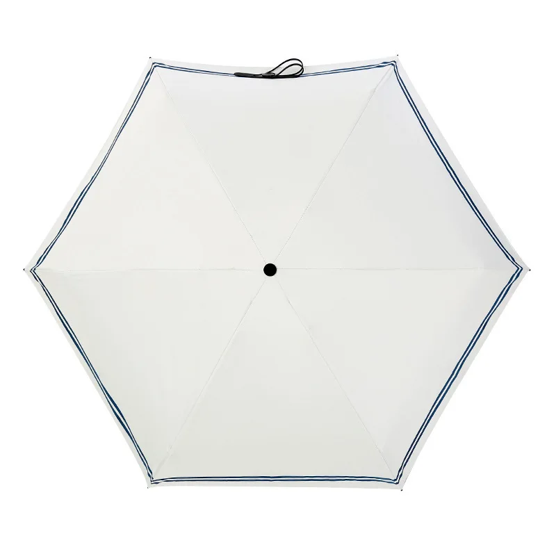 ZTAutomatic Stripe Parasol Sunshade Sunscreen Ultraviolet Rays Black Rubber Dual Umbrella YS231- | Дом и сад