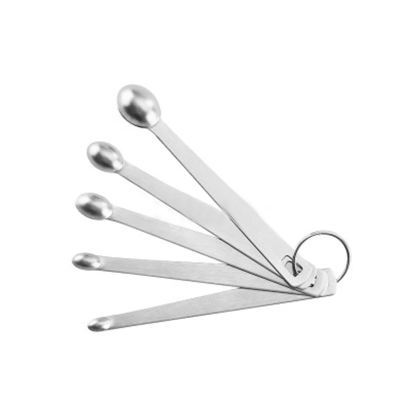 Нержавеющая Сталь мерные ложки набор 5 шт. пособия по кулинарии чай мера для кофе