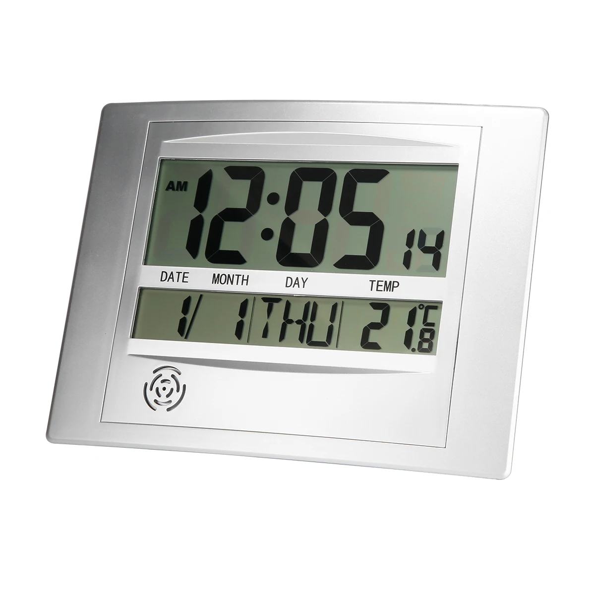 Цифровые настенные часы с термометром и ЖК дисплеем Электронный Настольный