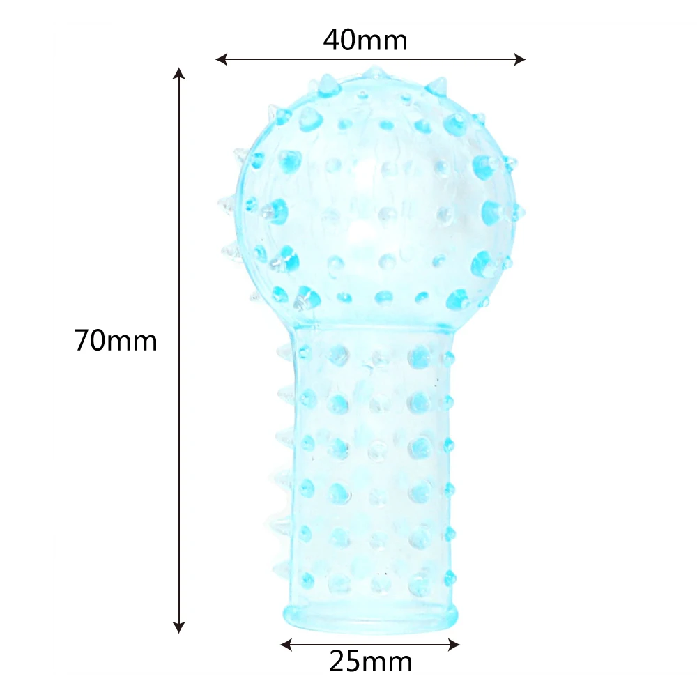 VATINE 3 шт./компл. колючей напальчник перчатки с шипами Стимулятор клитора G-spot