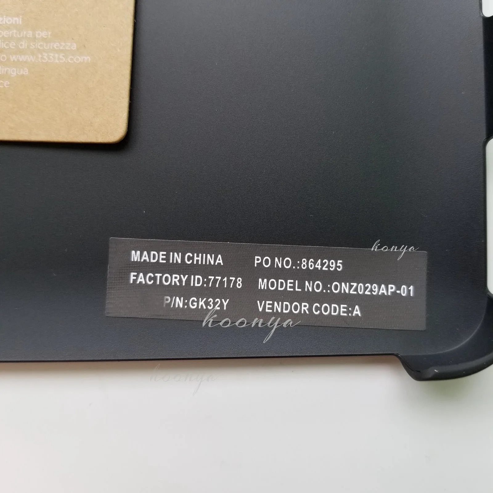 Новые оригинальные для Dell Venue 11 Pro 7130 жесткий чехол планшета 0GK32Y GK32Y черный|Сумки и